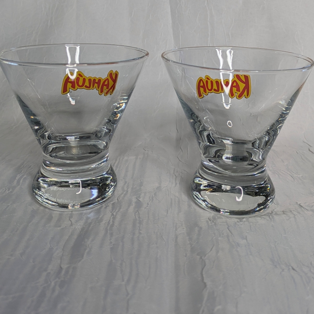 Kahlua Cocktail Glasses - Pair - Picture 2 of 4